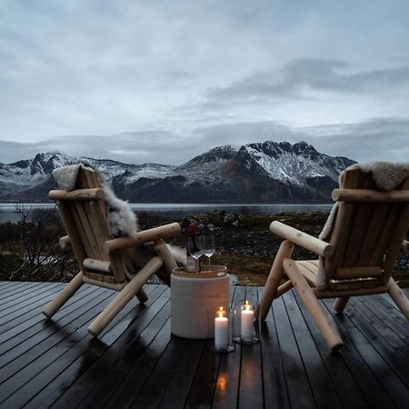 Luksushytte Med Jacuzzi, Summer&Winter Retreat Lyngværet Dış mekan fotoğraf