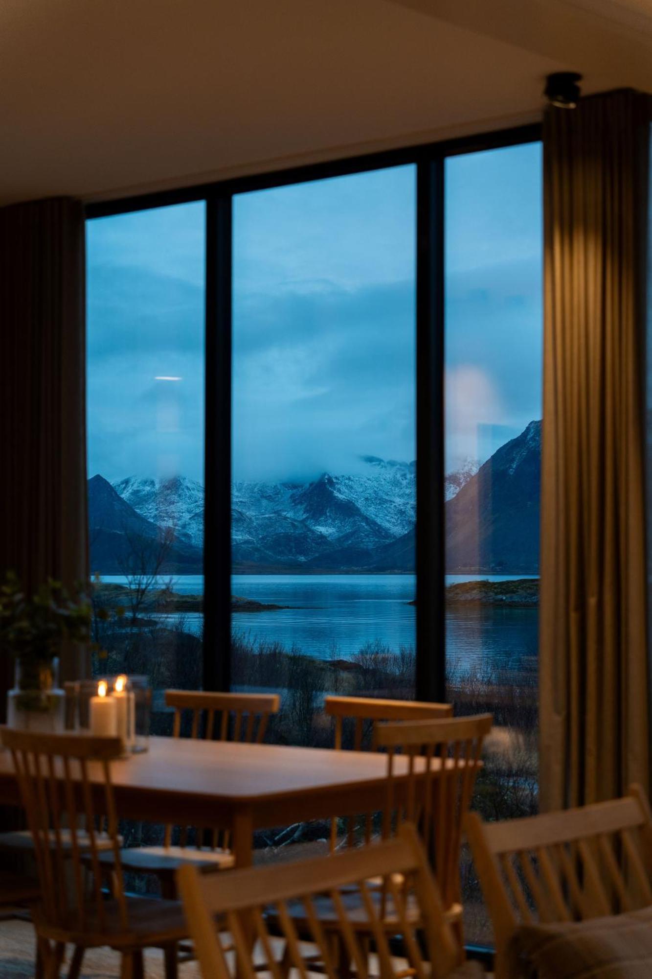 Luksushytte Med Jacuzzi, Summer&Winter Retreat Lyngværet Dış mekan fotoğraf